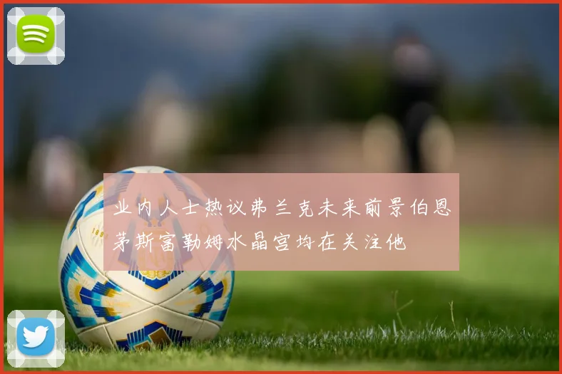 业内人士热议弗兰克未来前景伯恩茅斯富勒姆水晶宫均在关注他